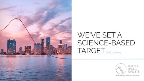 We've set a science-based target